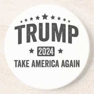 2024 Trump Take America Again Patriotic American Coaster