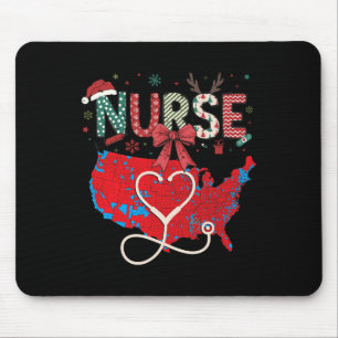 2024 Trump Winner Election Red Electoral Map Nurse Mouse Mat