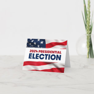 2024 US Presidential Election Thank You Card