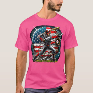2024 USA America BESBALL in USA 4TH OF JULY T-Shirt