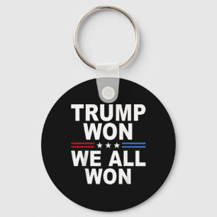2024 Usa Flag Trump Won Key Ring