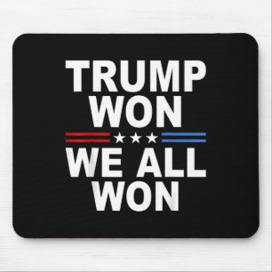 2024 Usa Flag Trump Won Mouse Mat
