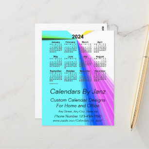 2024 Vanishing Point Business Calendar by Janz Postcard