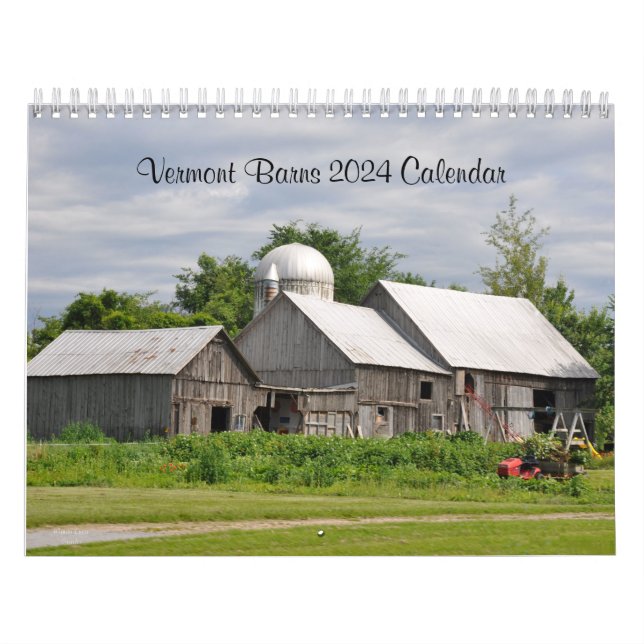 2024 Vermont Barns - Calendar (Cover)
