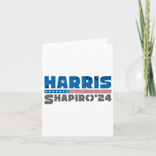 2024 Vintage Us Flag 80s Kamala Harris Card