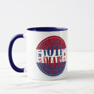 2024 Vote For The Red, White and Blue Vote Smart Mug