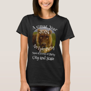 2024 Wedding Party Anniversary Holiday Cocktail T-Shirt