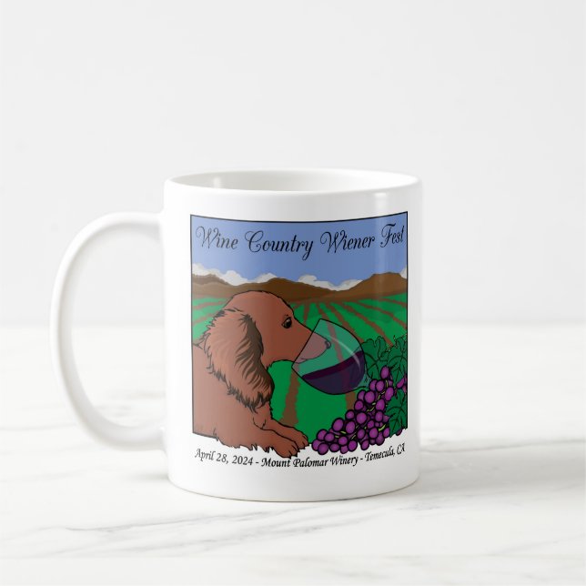 2024 Wine Country Wiener Fest mugs & steins (Left)