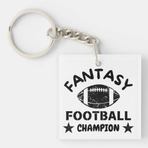2024 Winner Fantasy Football Champion Key Ring