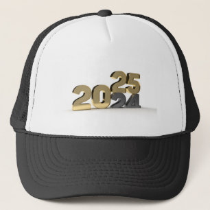 2024 Year Going Down, Born 2025 Image Printed-Cap Trucker Hat