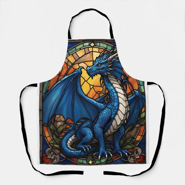 2024 Year of Blue Dragon  Apron (Front)