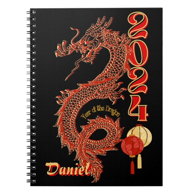 2024 Year of the Dragon Notebook (Front)