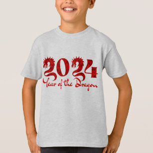 2024 YEAR OF THE DRAGON RED T-Shirt