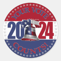 2024 Your Vote Counts Liberty Bell