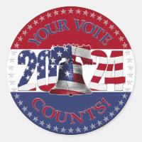 2024 Your Vote Counts Liberty Bell USA Flag