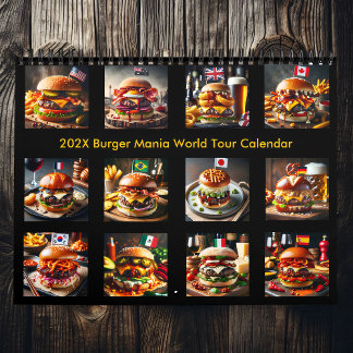 2025/2026 Burger Mania World Tour Calendar