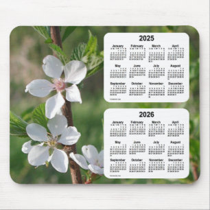2025-2026 Dogwood 2 Year Calendar by Janz Mouse Mat