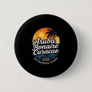 2025 Abc Islands Aru Bonaire Curacao Cruise Vacati 6 Cm Round Badge