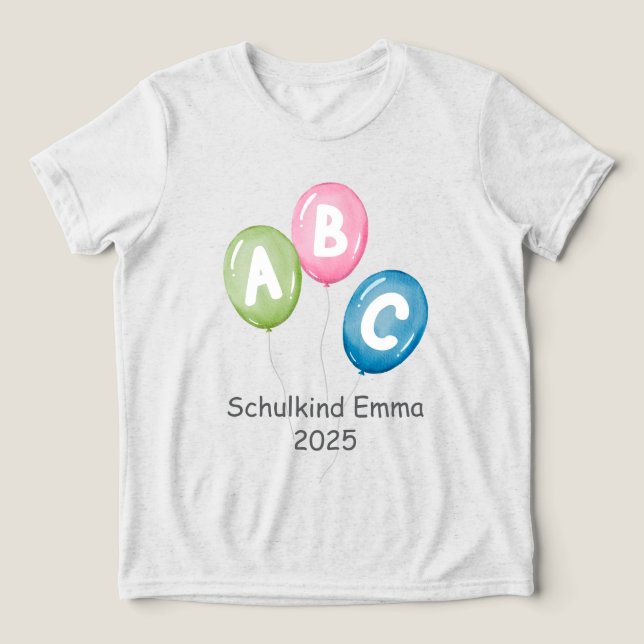 2025 ABC - School | Tri-Blend Shirt (Design Front)