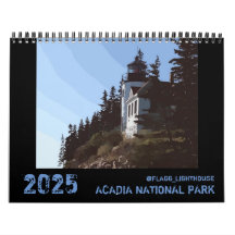 2025 ACADIA NATIONAL PARK CALENDAR