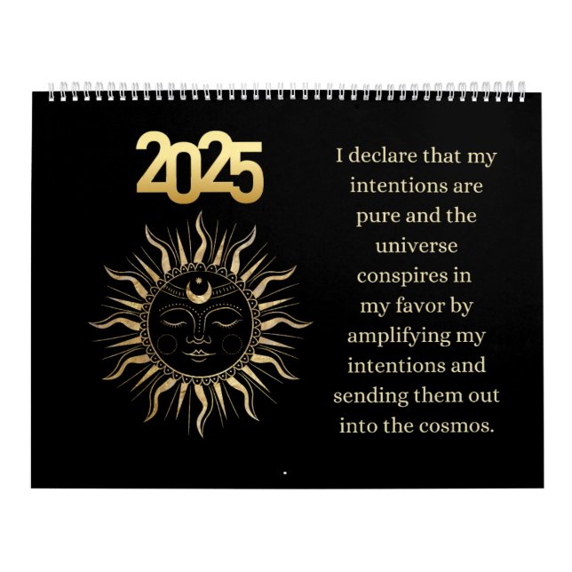 2025 Affirmation Calendar (Cover)