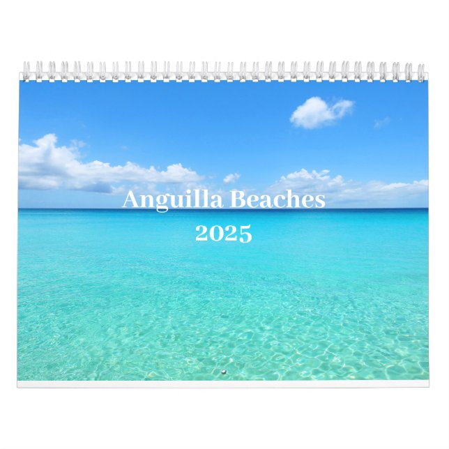 2025 Anguilla Beaches Calendar (Cover)
