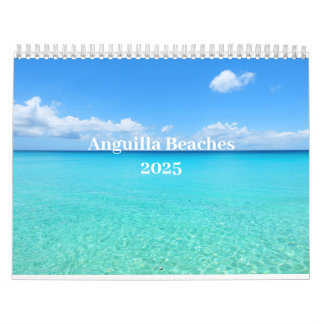 2025 Anguilla Beaches Calendar