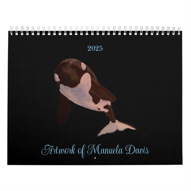2025 Artwork of Manuela Davis Calendar (Cover)