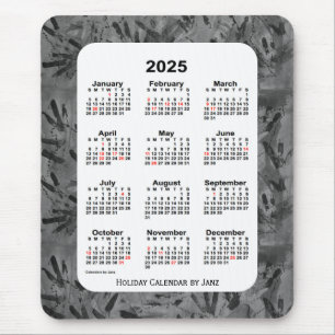 2025 Black Art Holiday Calendar by Janz Mouse Mat