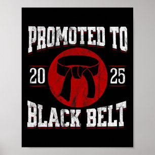 2025 Black Belt Achievement Tang Soo Do Karate Tae Poster