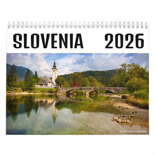 2025 Bled and Slovenia photography Calendar (Cover)