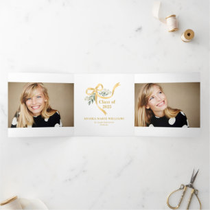 2025 Bow Graduate Multi Photo Tri-Fold Announcement