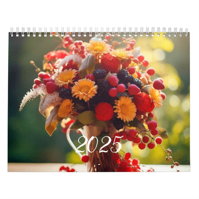 2025 Bright Flowers Calendar (Cover)