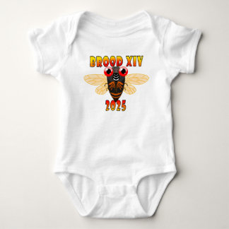 2025 Brood XIV Cicadas One-Piece outfit, version 2 Baby Bodysuit