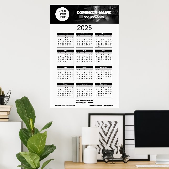 2025 Business Promotional Large Poster (Home Office)