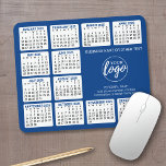 2025 Calendar - add logo, Contact Information Blue Mouse Mat<br><div class="desc">Add a logo with a 2025 calendar and room to add a few lines of text. A fun item for the New Year to use as a company giveaway.</div>