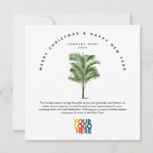 2025 Calendar Business Logo Holiday Christmas