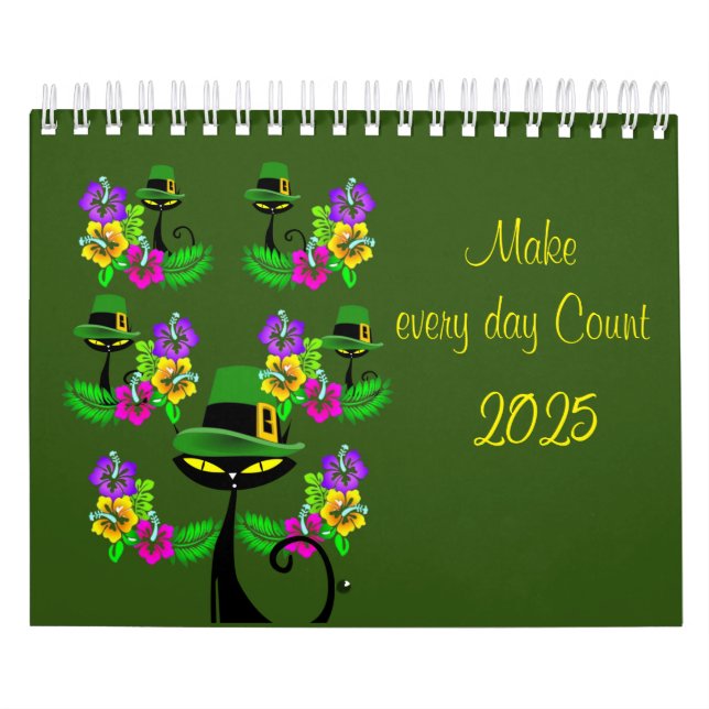 2025 Calendar Cat Kitten Irish  (Cover)