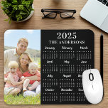 2025 Calendar Custom Photo Modern Family 12 Month Mouse Mat<br><div class="desc">Introducing the 2025 Modern Family Mousepad Calendar! This versatile desk accessory seamlessly combines functionality with style, perfect for any home office or workspace. Featuring a sleek, simple design, this mousepad includes a convenient calendar for easy reference throughout the year. What sets this mousepad apart is the customisable photo feature, allowing...</div>