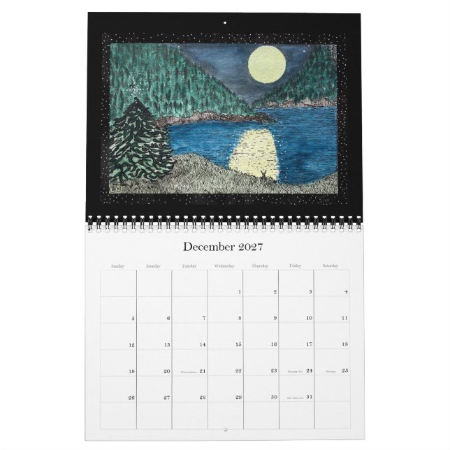 2025 Calendar from the Whimslee Collection (Dec 2027)