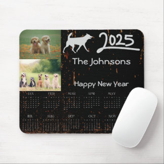2025 Calendar Magnet Pet Dog Kid Custom Photo Mouse Mat