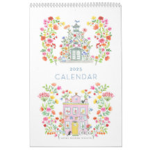 2025 Calendar / Medium 17"h x 11"w / Single Page