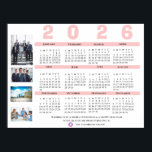 2025 Calendar Photo Christmas New Year Corporate Poster<br><div class="desc">2025 Calendar Photo Christmas New Year Corporate Poster . Perfect for sending it to colleagues , co-workers or business clients .This elegant Christmas Note Card has "MERRY CHRISTMAS AND HAPPY NEW YEAR " written in a pretty font along with the Company Name and company logo and the design also includes...</div>