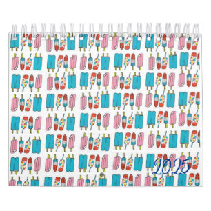 2025 Calendar Popsicles 
