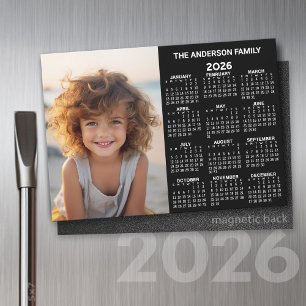 2025 Calendar - Vertical Photo Basic Black White