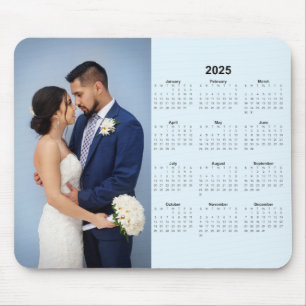 2025 Calendar with Custom Photo  Mouse Mat