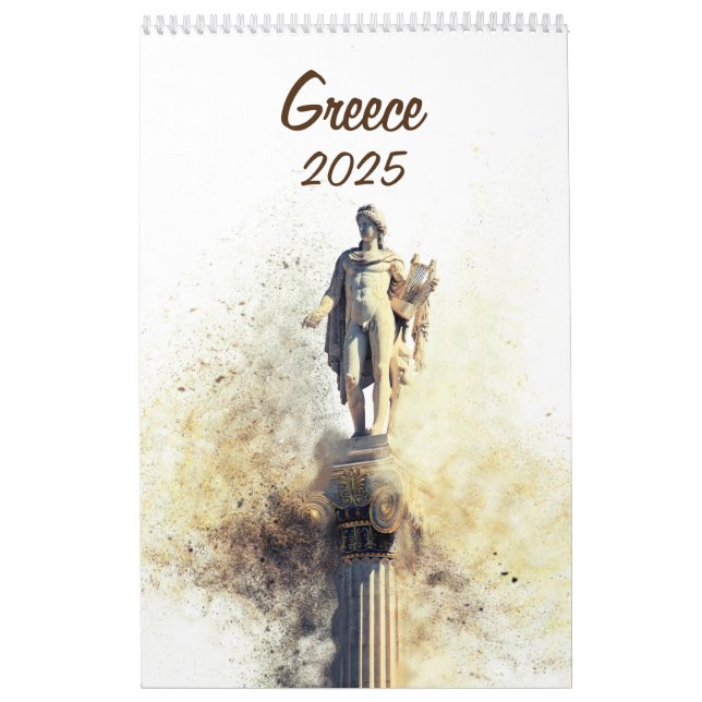 2025 Calendar with photos of Greece (Cover)
