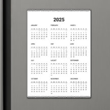 2025 Calendar Year Full Business Logo Modern Basic