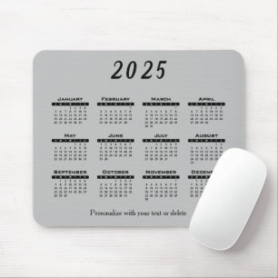 2025 Calendar - Year Mouse Mat