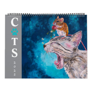 2025 Cat Artist Series Calendar second version